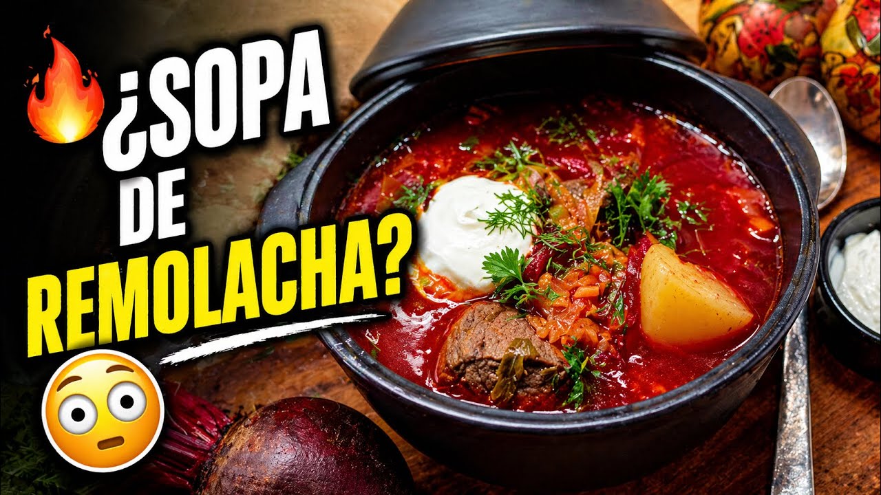BORSCH TRADICIONAL | Receta Original de Sopa de Remolacha (Borscht)