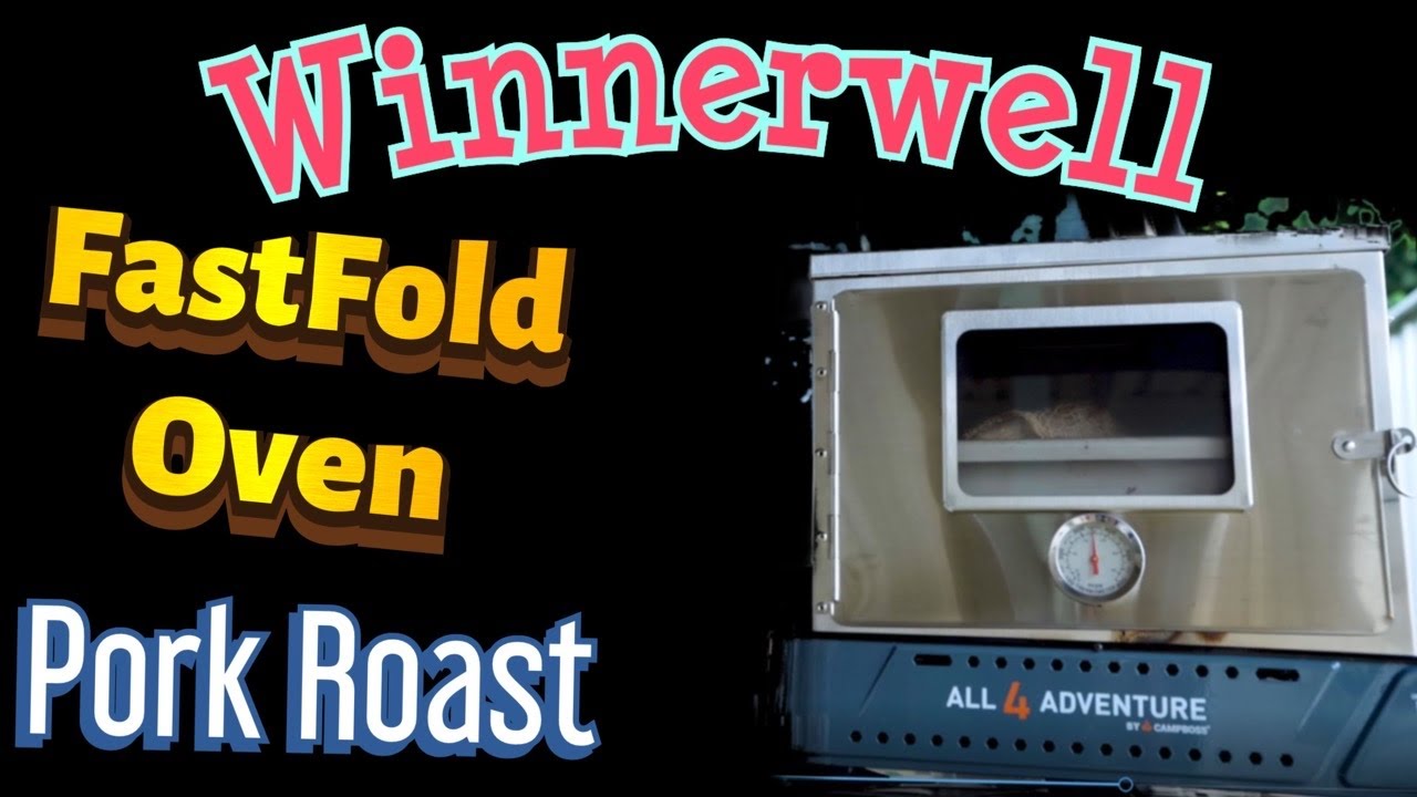 First Cook up in my Winnerwell FastFold Oven using a All4Adventure Inset Cooking Pan Butane Stove