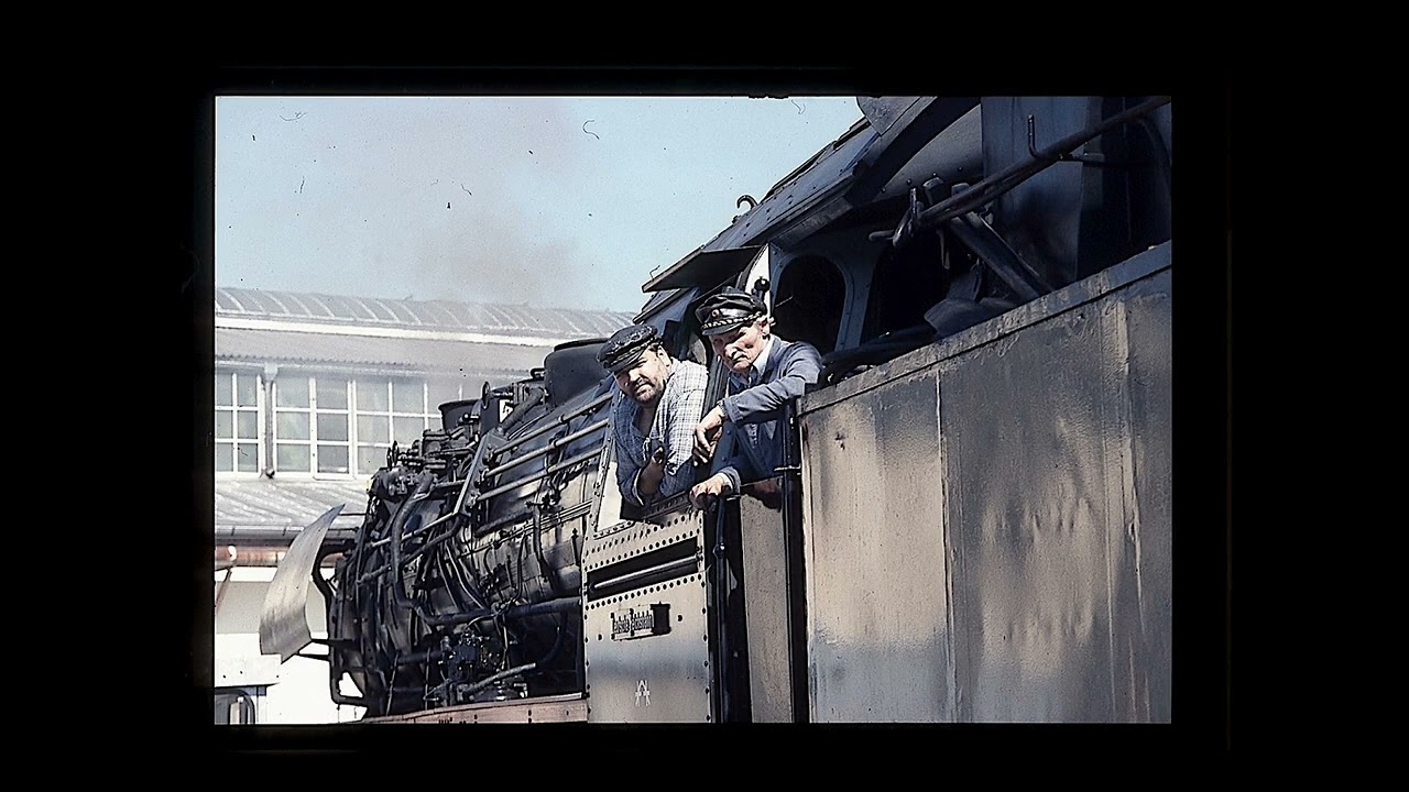 European Steam Locos in the 1960s & loco repair station Meiningen, 2004