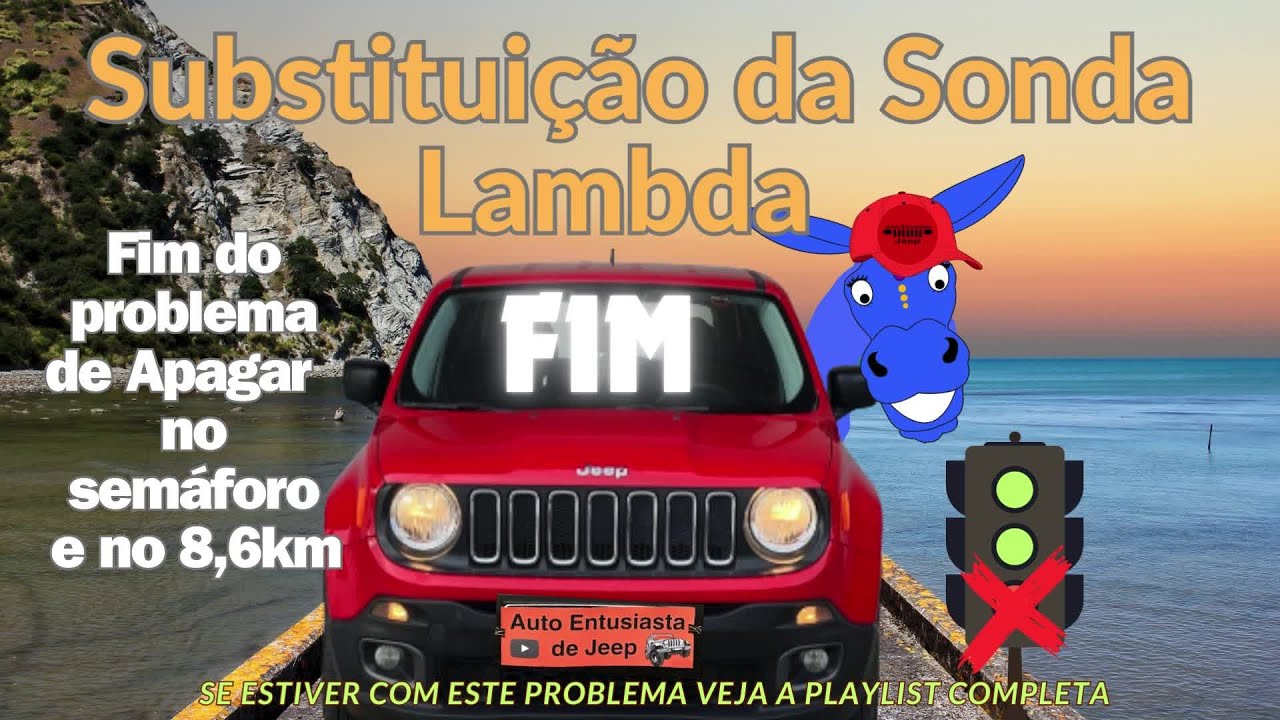 Como TROCAR a da Sonda Lambda Renegade: na GARAGEM de CASA...