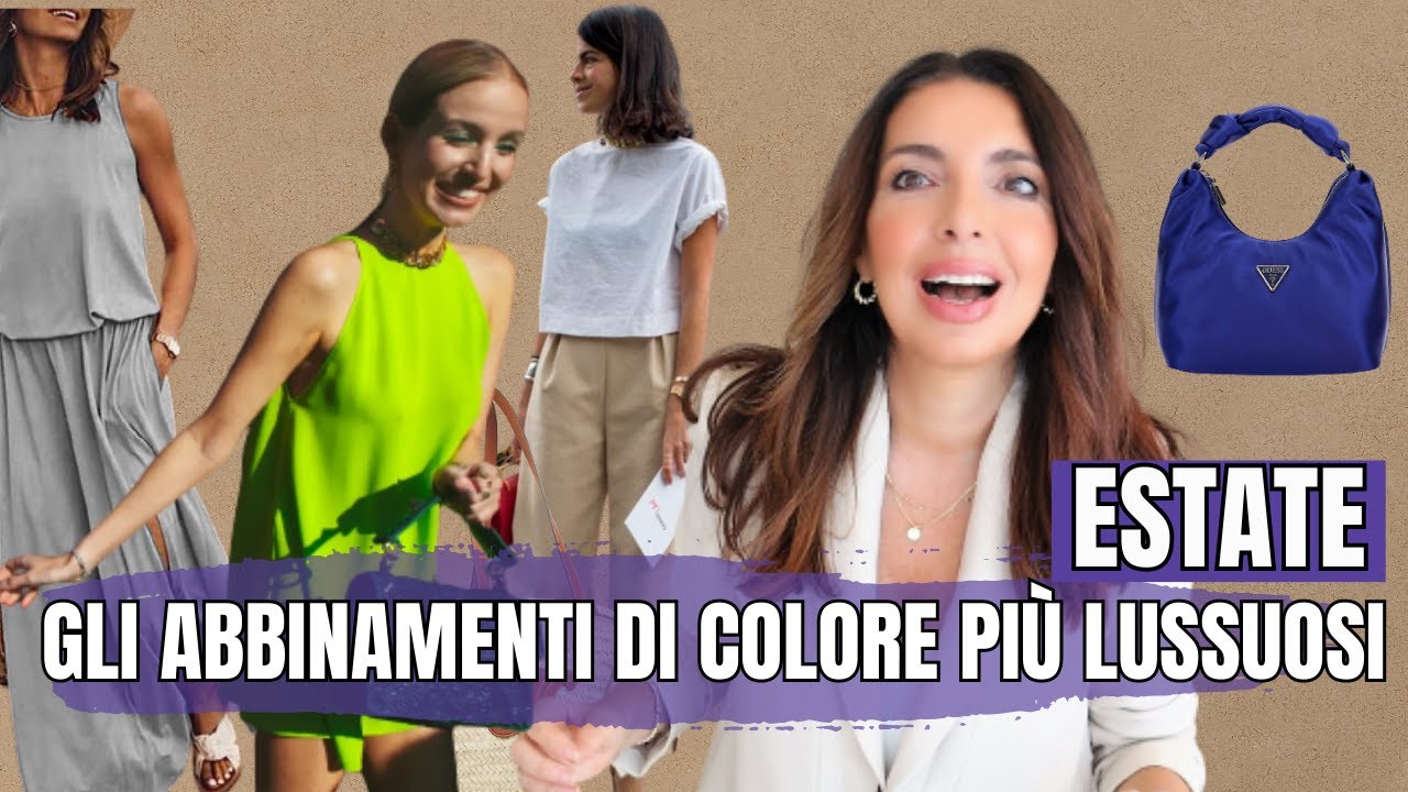 COMBINAZIONI DI COLORE LUSSUOSE DELL'ESTATE 2024: COME ABBINARE I COLORI