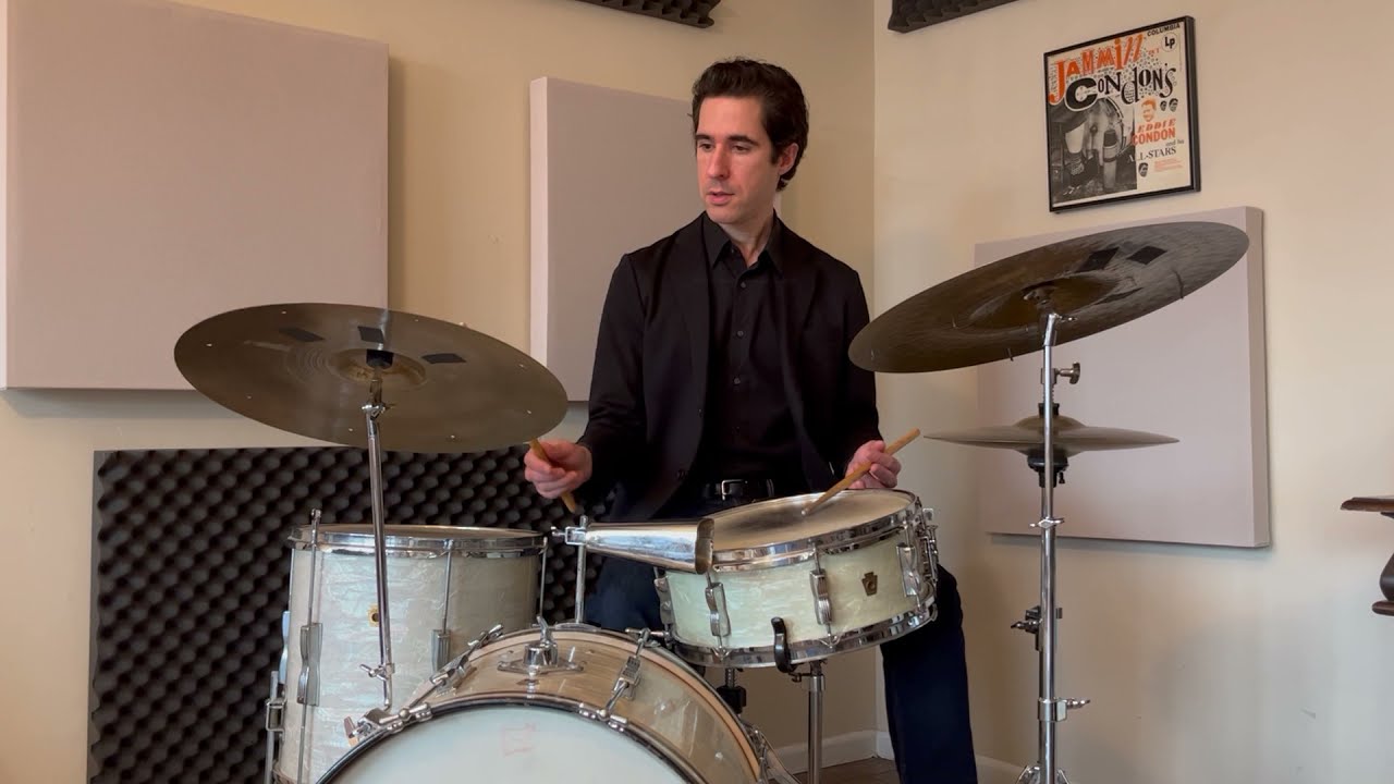 Snare Drum Feathering in Traditional Jazz Drumming (Gene Krupa, Zutty Singleton and others)