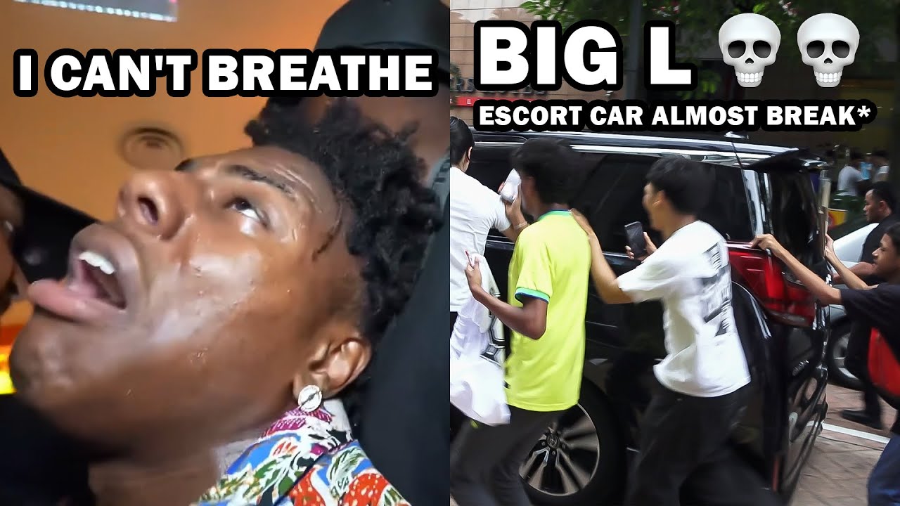 IShowSpeed in Malaysia Reaction!!! ESCORT CAR ALMOST BREAK BY FANS?