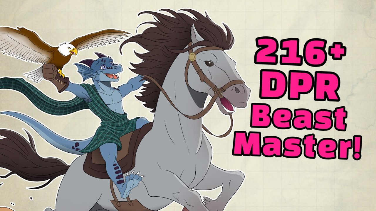 Beast Master Ranger is AMAZING in D&D 2024 Player's Handbook!