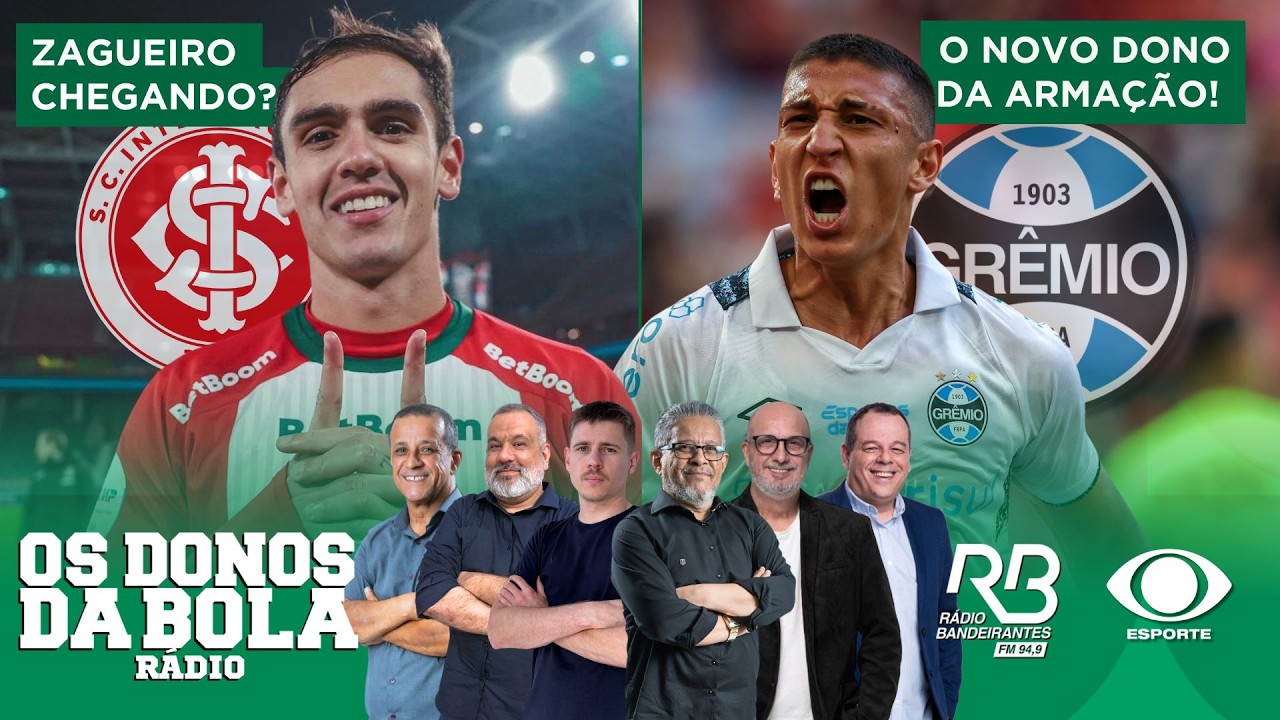 INTER PENSANDO EM ZAGUEIRO! | GRÊMIO TEM UM NOVO 10? | Os Donos da Bola Rádio (03/03/26)