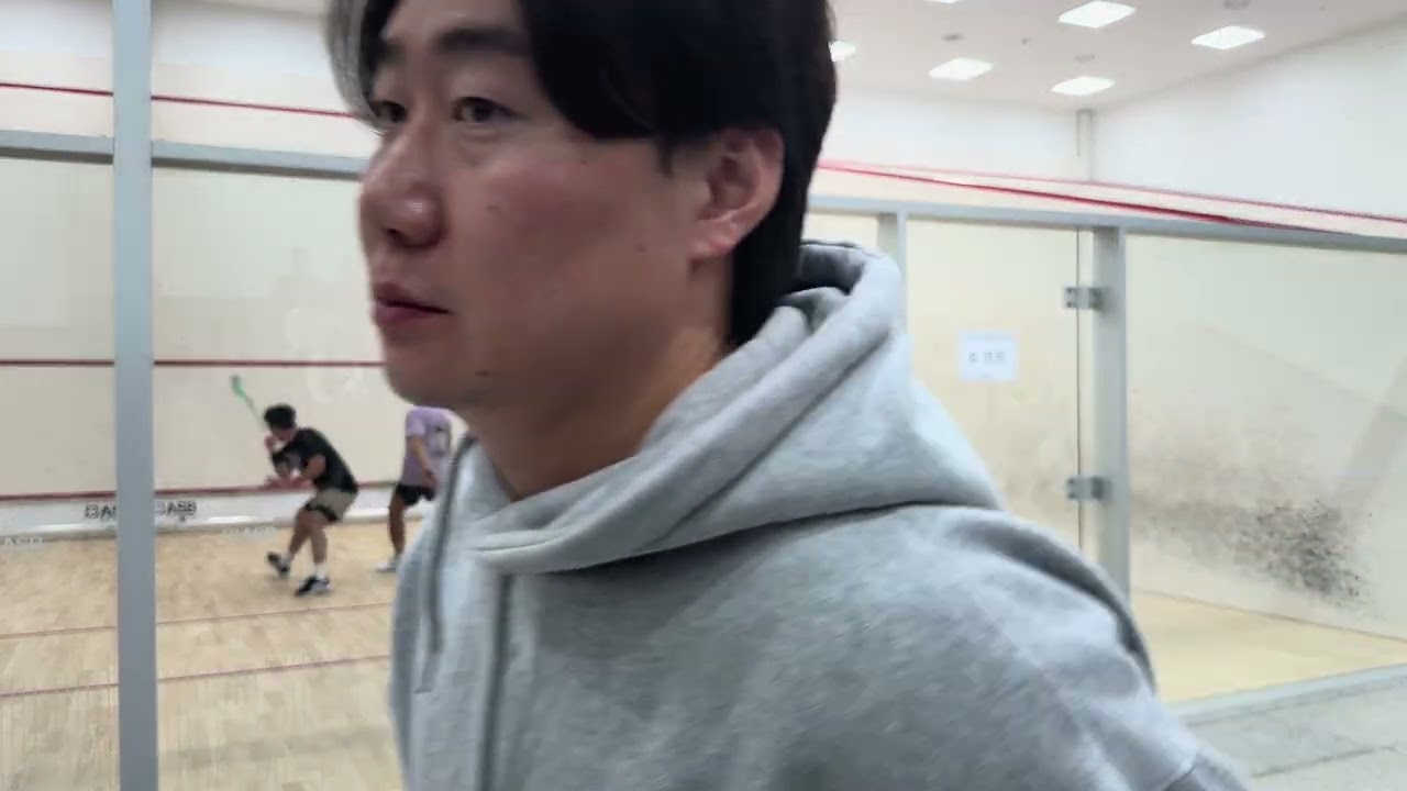 제1회 창원도지사배 스쿼시 남자 마스터 준결승전 최정운 vs 김태준