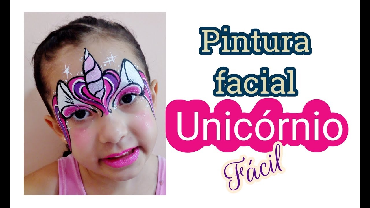 Pintura Facial Unicórnio Fácil