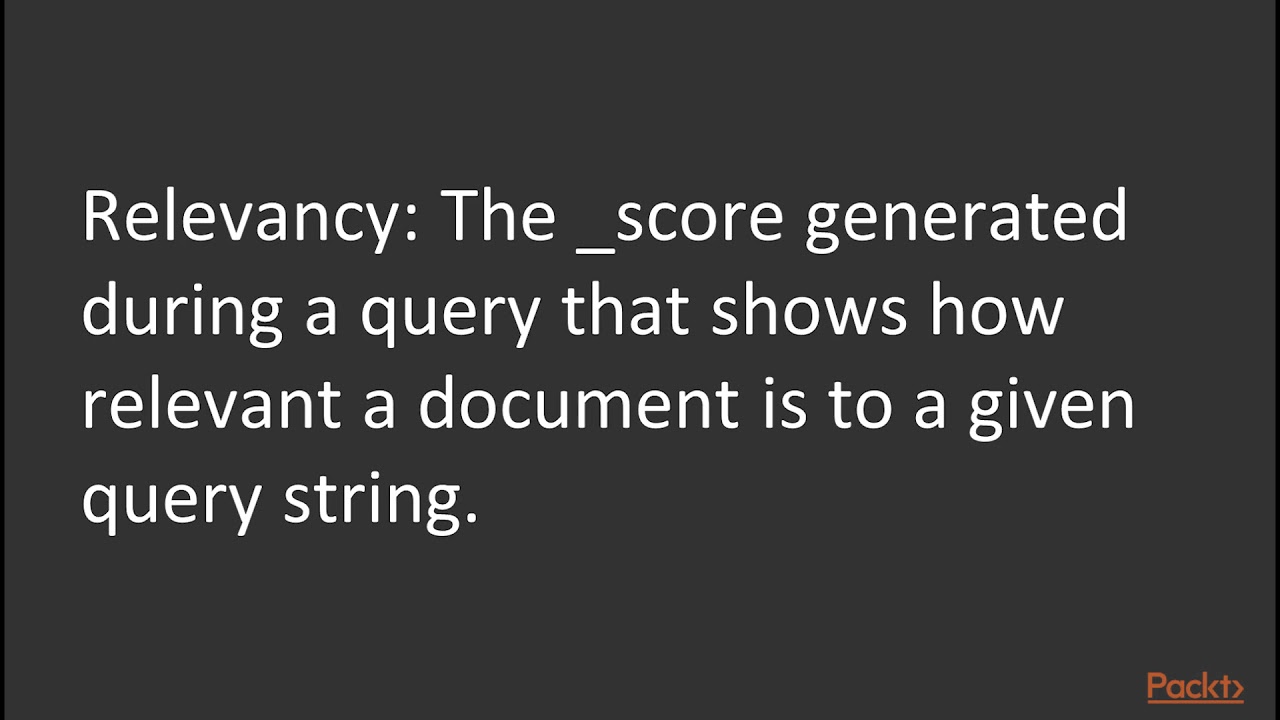 Mastering ElasticSearch : Scoring in ElasticSearch | packtpub.com