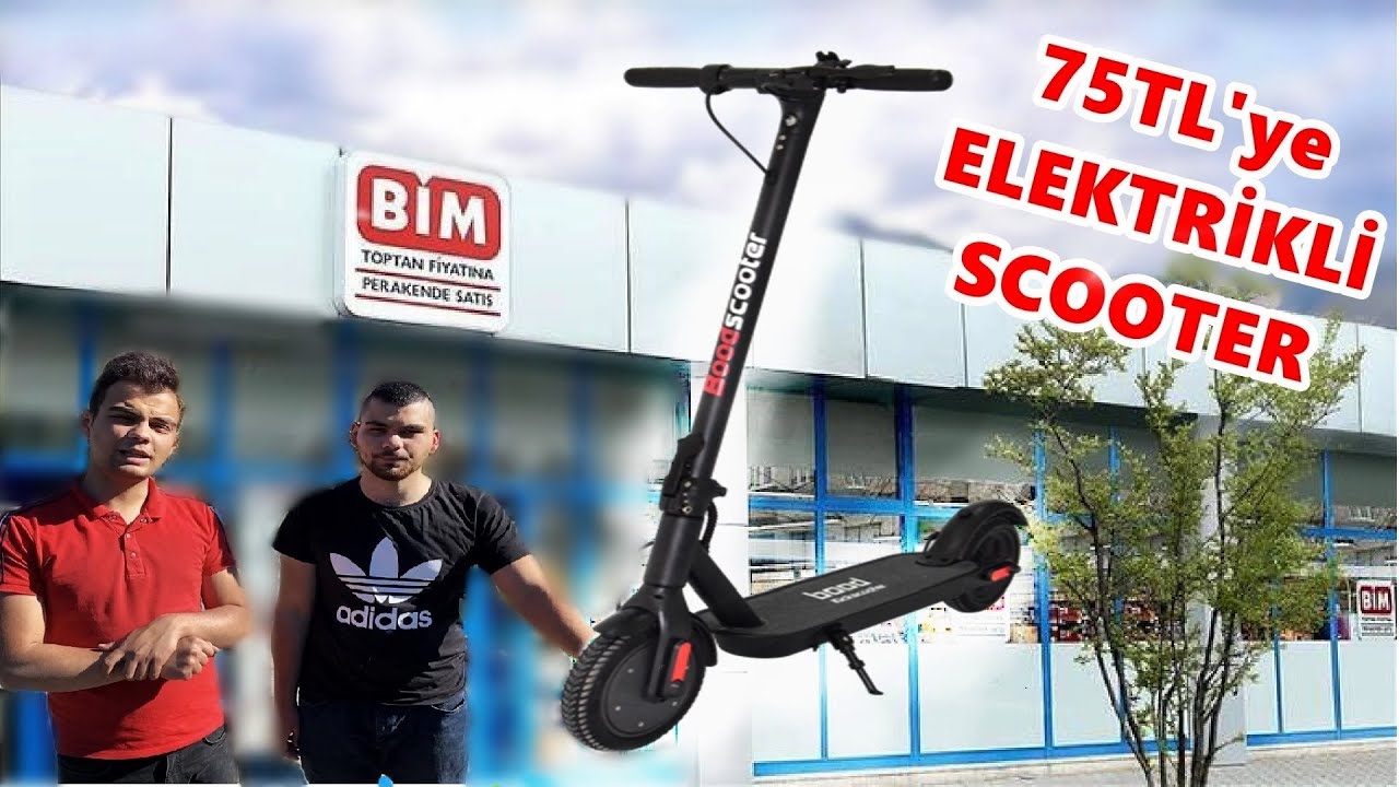 75TL’ye BİM’den ELEKTRİKLİ SCOOTER ALDIM (BOZUK ÇIKTI)
