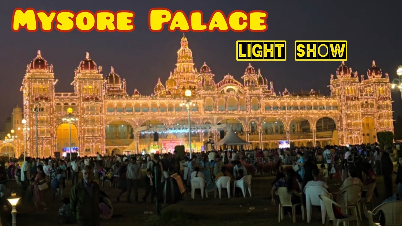 Mysore Palace Lights Show |Mysore Palace Night View | India's Largest Palace |Mysore Palace Lighting