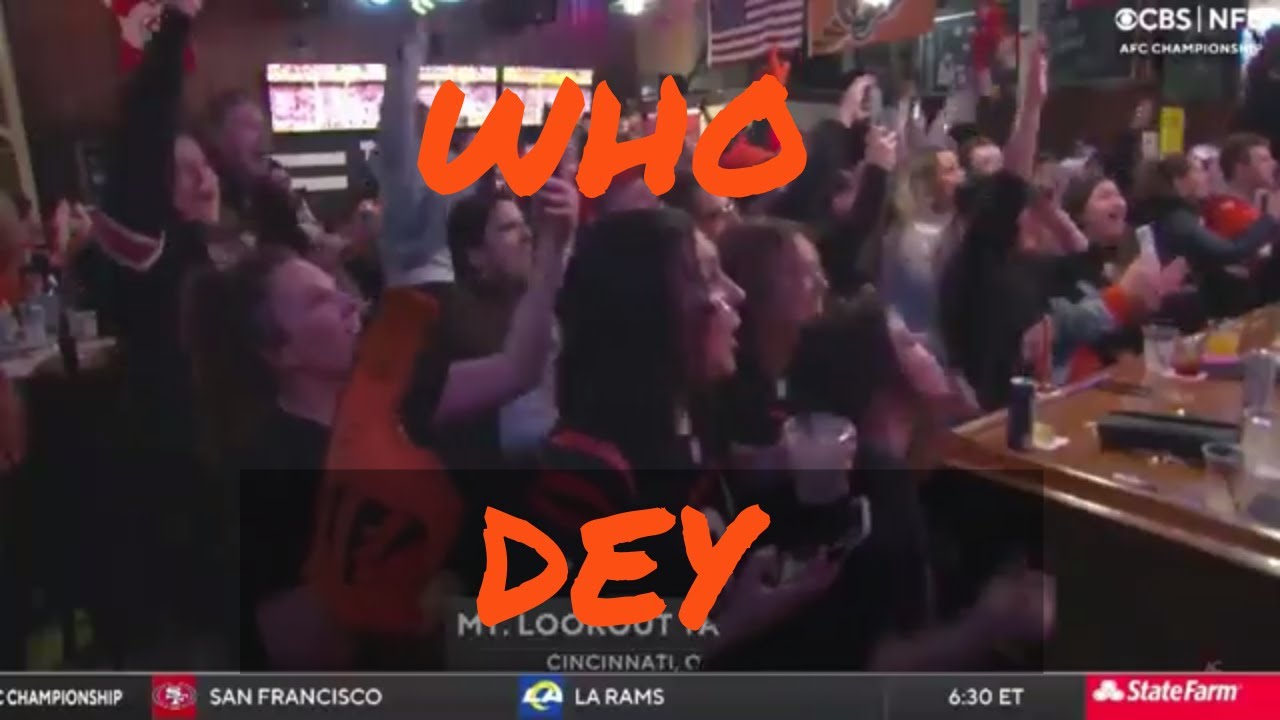 Fans react to the Bengals Winning the AFC Championship!