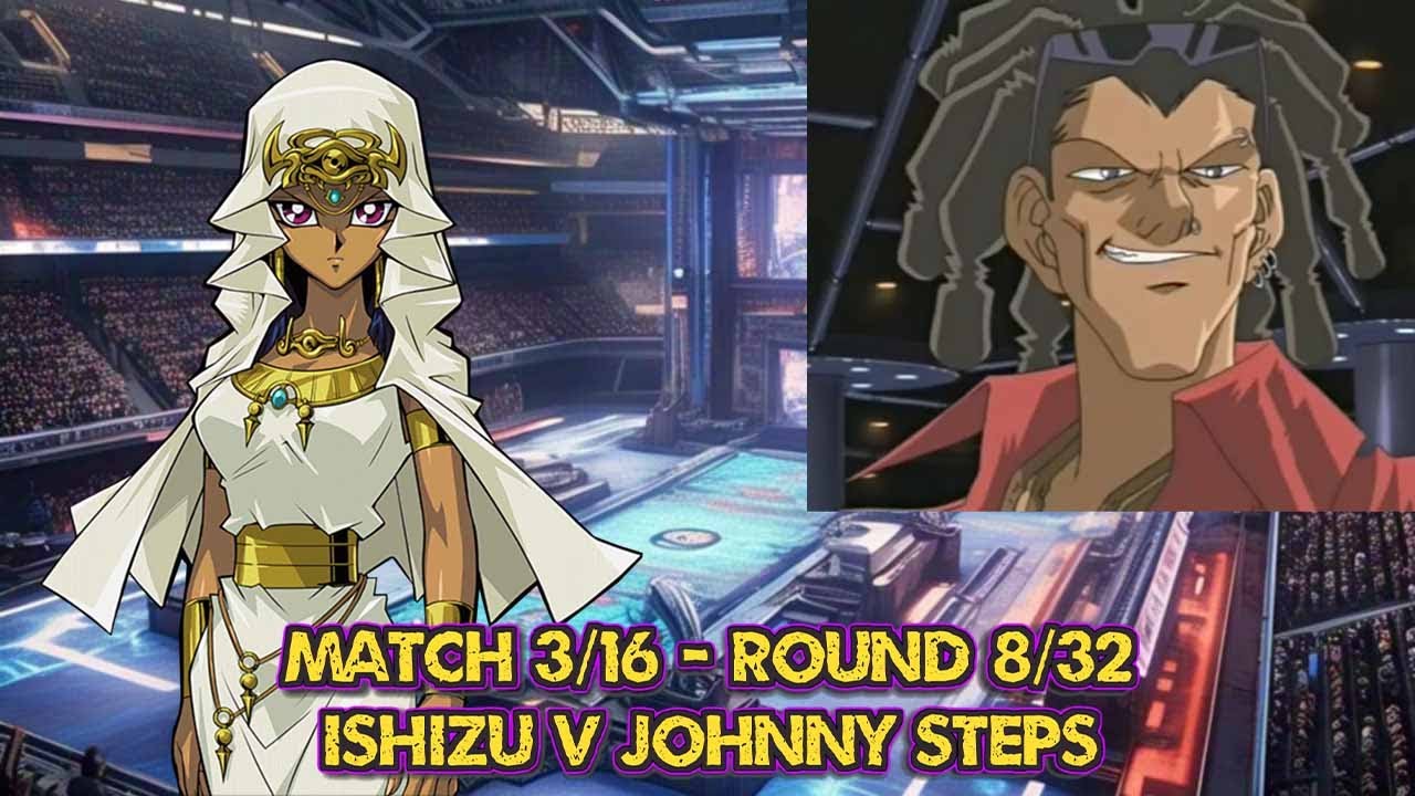 Ishizu vs Johnny Steps - Yugioh Duelist Kingdom Ultimate Tournament - #yugioh #yugiohcards