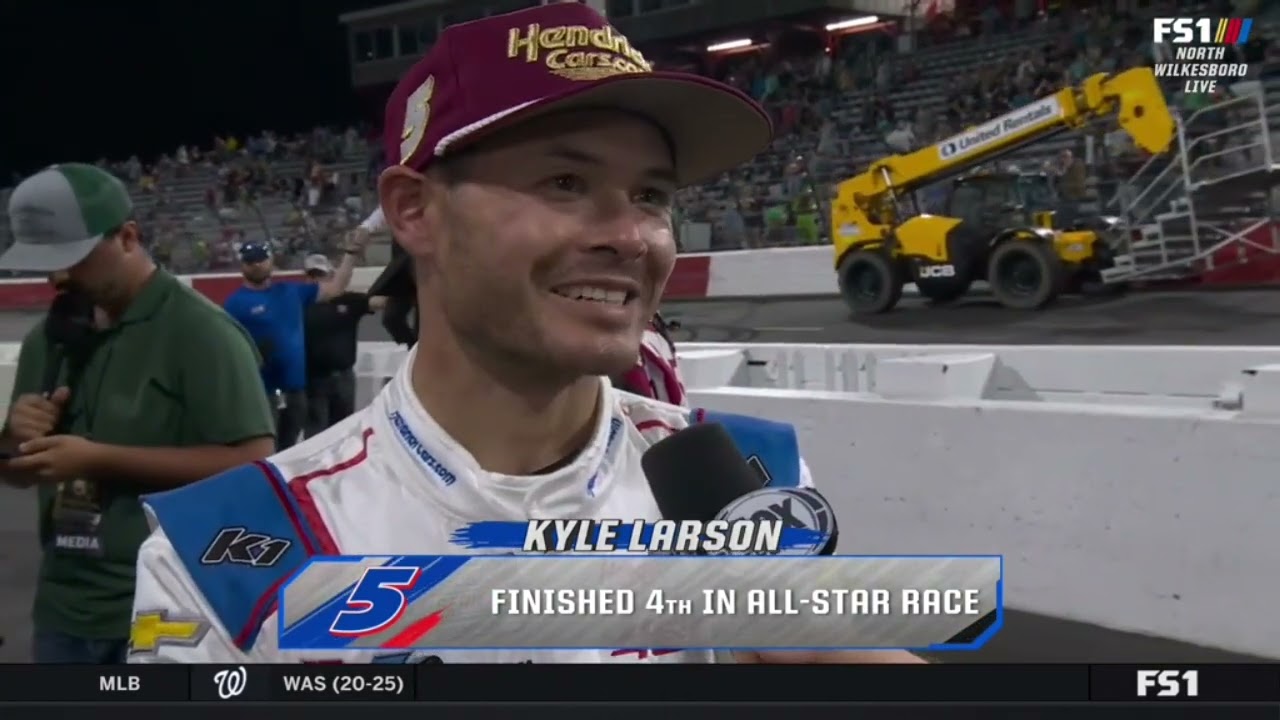 KYLE LARSON POST RACE INTERVIEW - 2024 NASCAR ALL-STAR RACE AT NORTH WILKESBORO