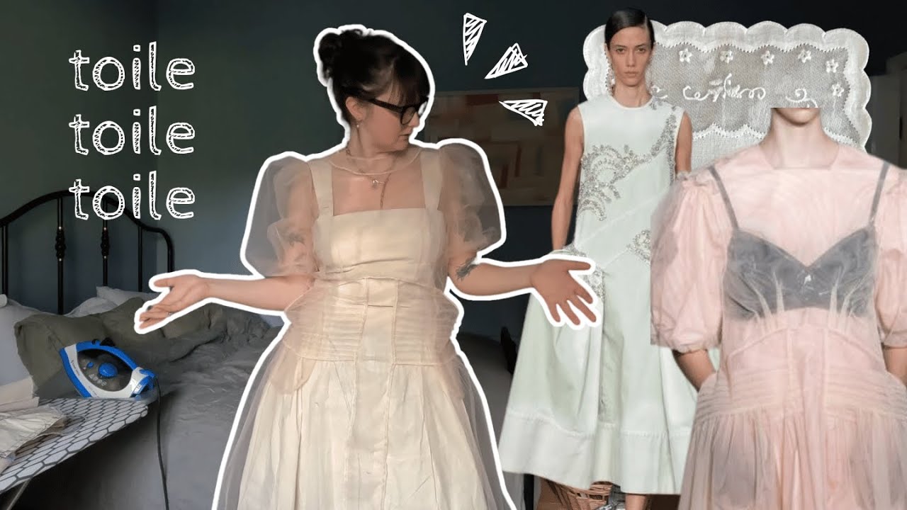sewing my wedding dress | part 2 | toile & trouble