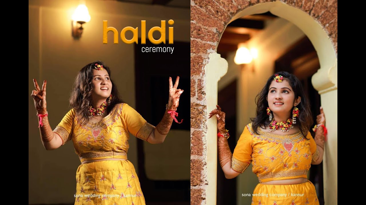 2022 haldi ceremony wedding highlights ANJANA & SUJITH
