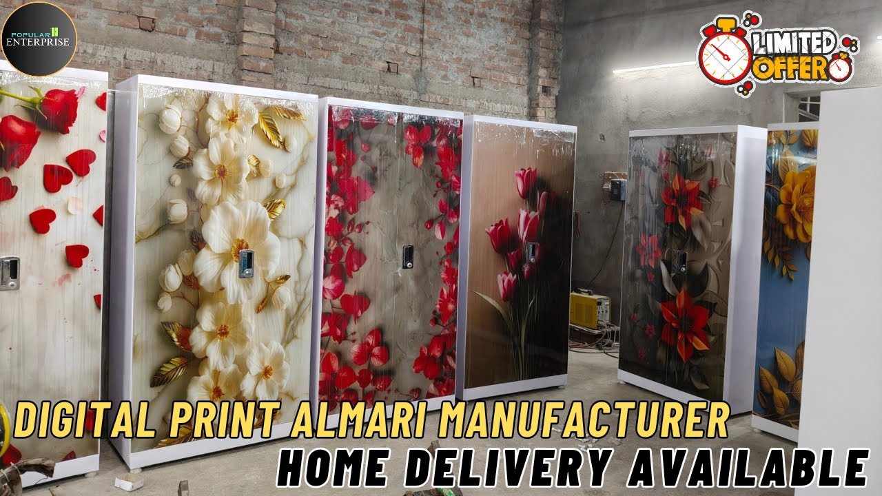 Digital UV Print Steel Almirah/Almari Design/Dressing Table/&lrm; @popularenterprise  /MOB: 8972709364