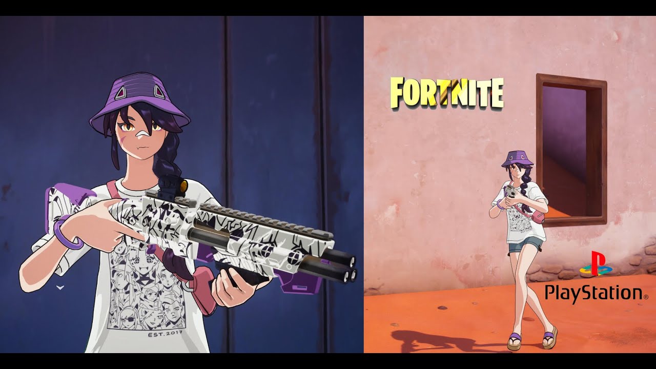 Fortnite Court Queen Erisa (Summer Casual Style) Skin Gameplay Chapter 5 Season 3