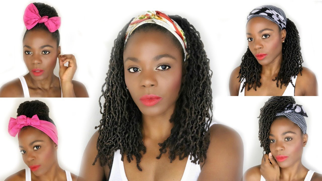 Must See?!! Scarf Styles for Shorter & Medium Length Locs/Jungle Barbie