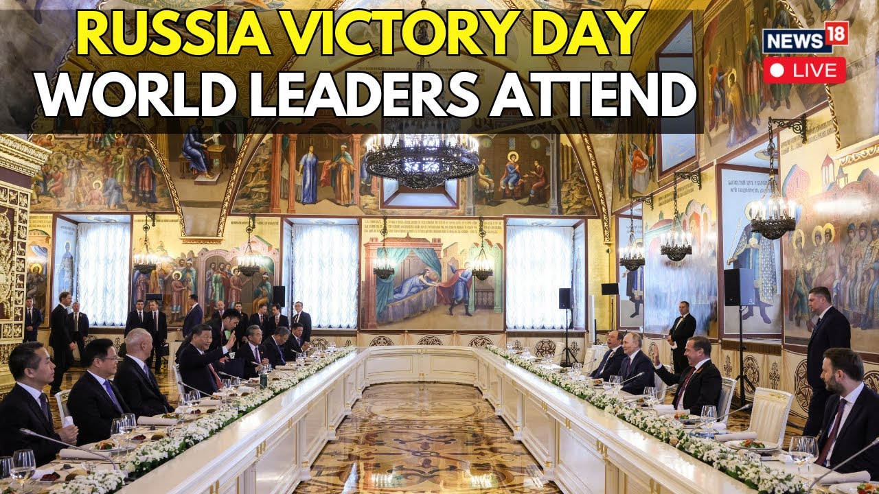 Russia Victory Day Parade Live: World Leaders Attend | Putin Greets Xi, Abbas, Fattah el-Sis | N18G