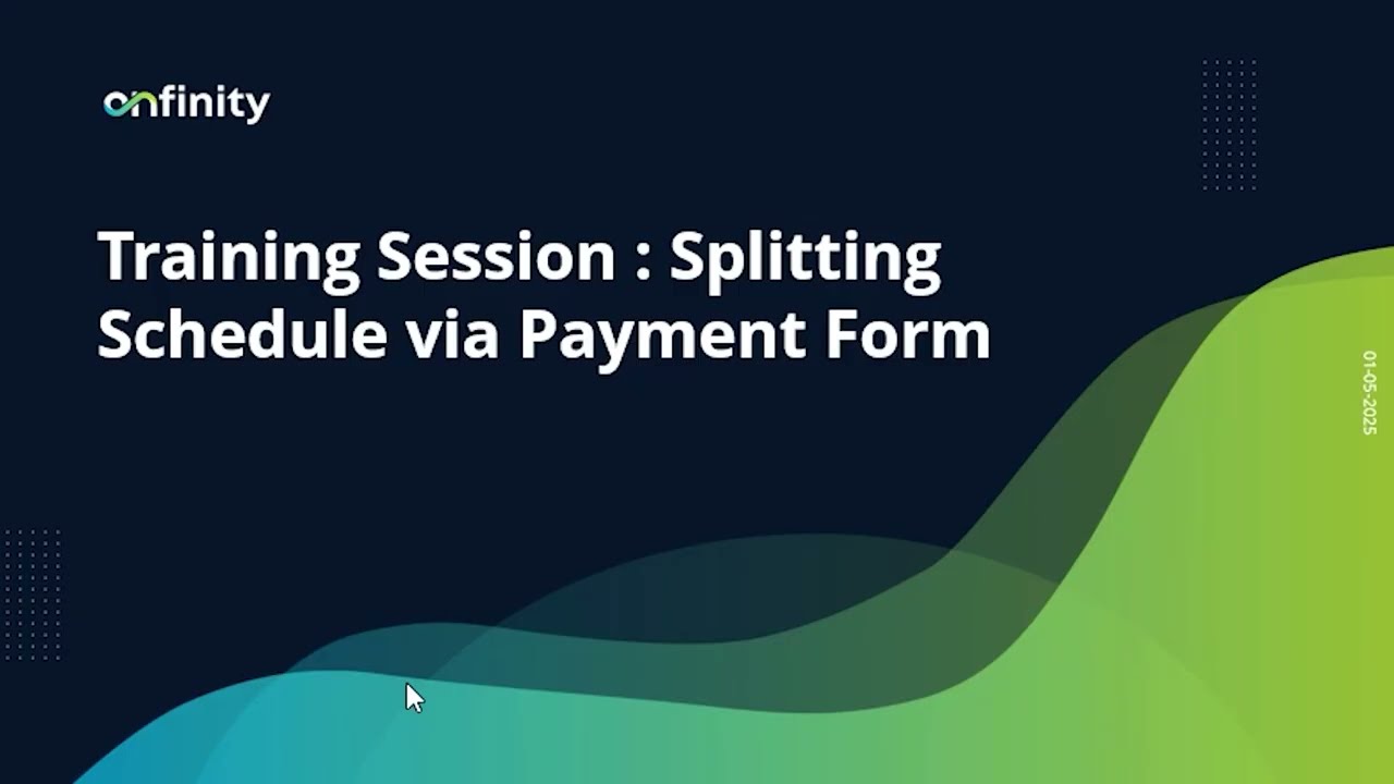 06 Accounts Payable | Schedule Splitting via Payment Form