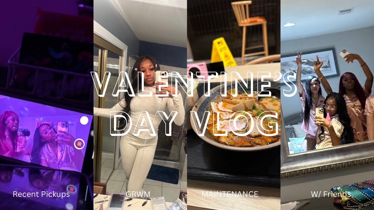 COLLECTIVE VLOG + VALENTINES DAY GRWM | Hair Appt, Lashes, w/ Friends, Recent Pickups | ThePaytonB