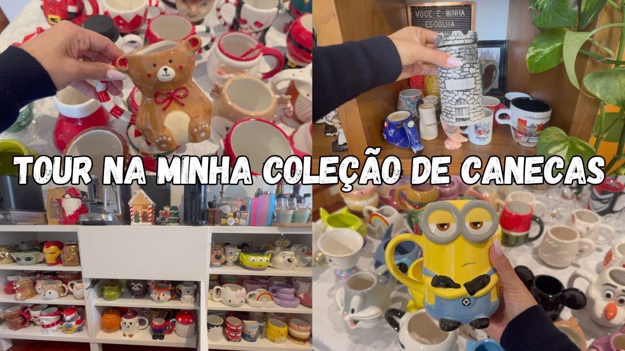 MINHA COLE&Ccedil;&Atilde;O DE CANECAS + ONDE EU COMPRO | Carolina Ferreira