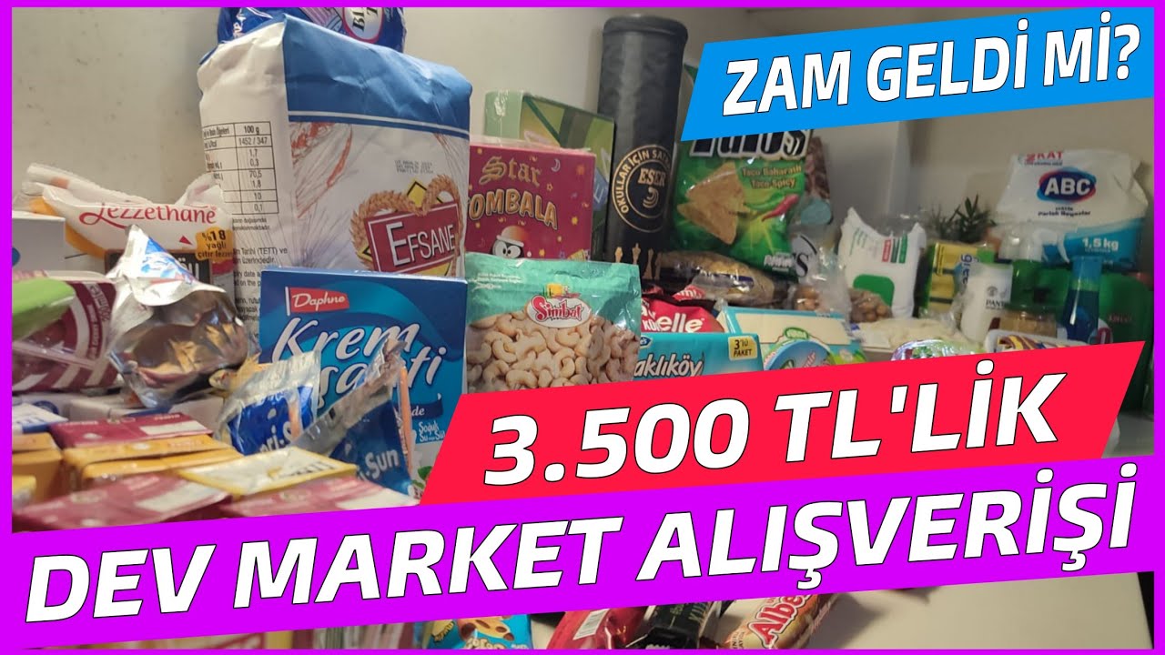 Zamlardan Önce Market Fiyatları 🛒 Dev Market Alışverişi
