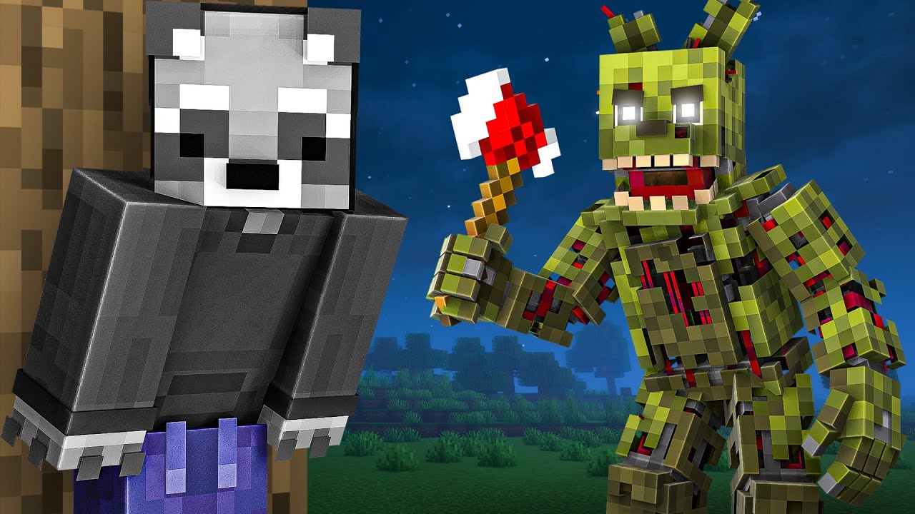 Sobreviví a Springtrap en Minecraft