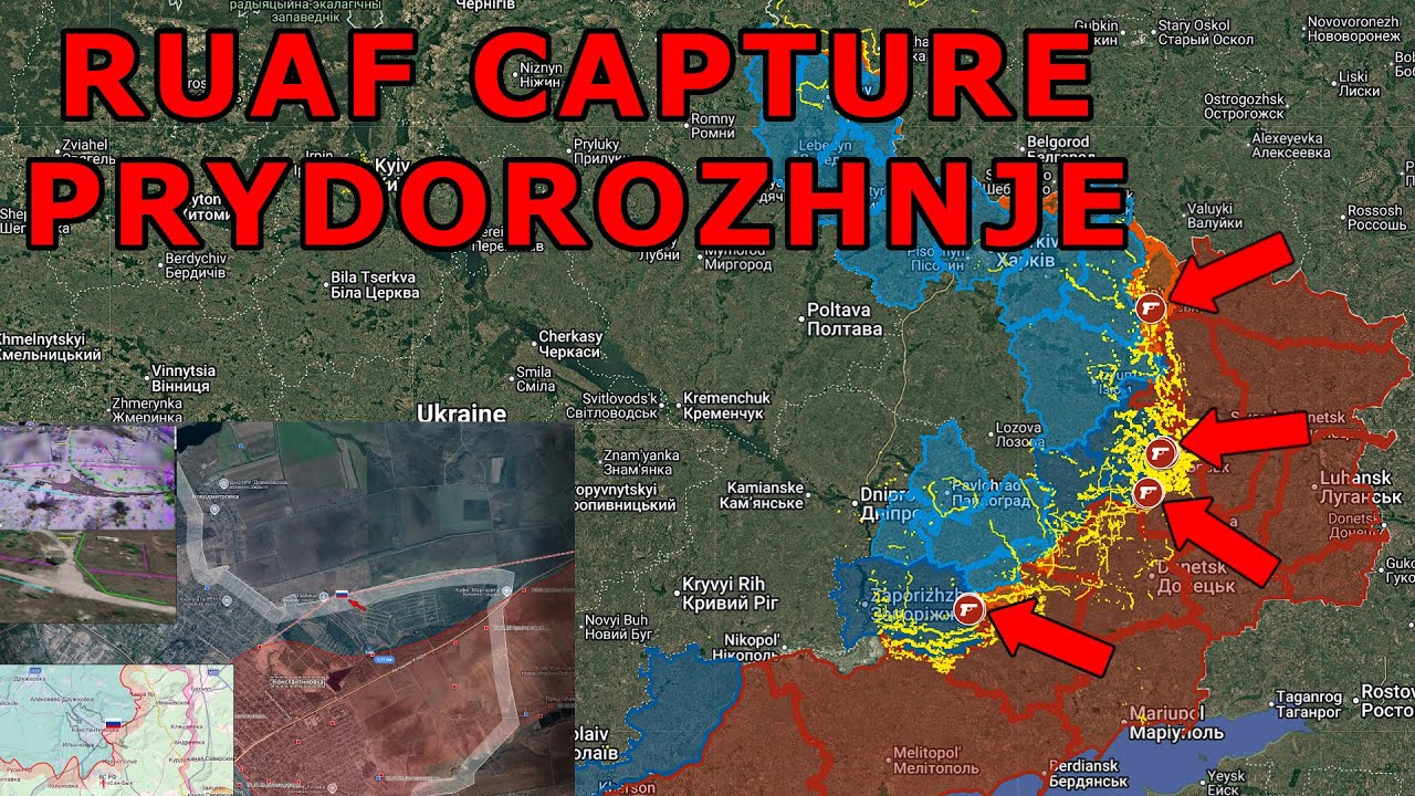 Nykyforivka & Prydorozhnje Have Fallen | RUAF Secure Key Highway East of Kostyantynivka