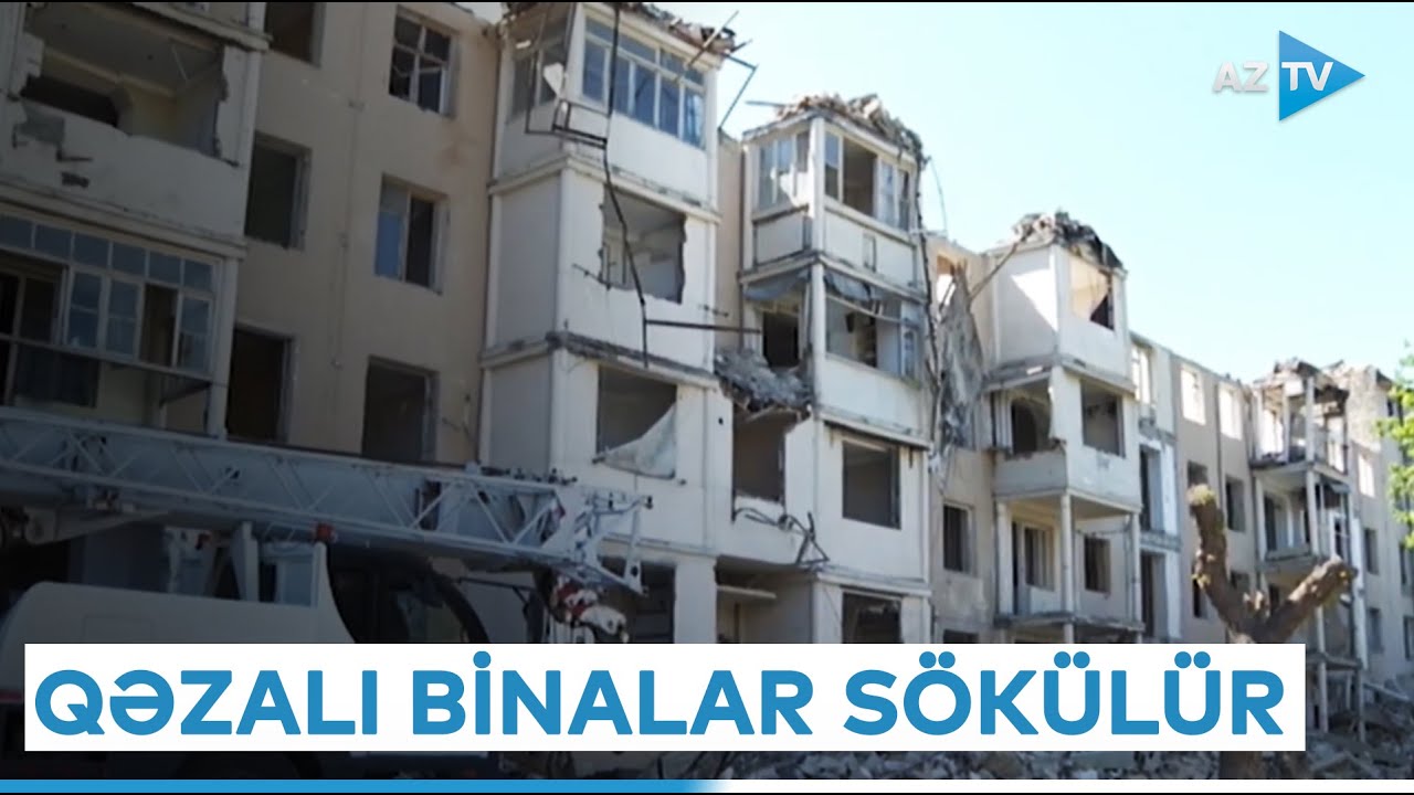 Bakıda qəzalı binalar sökülür: bu binalarda yaşayan sakinlər hara yerləşdiriləcək?