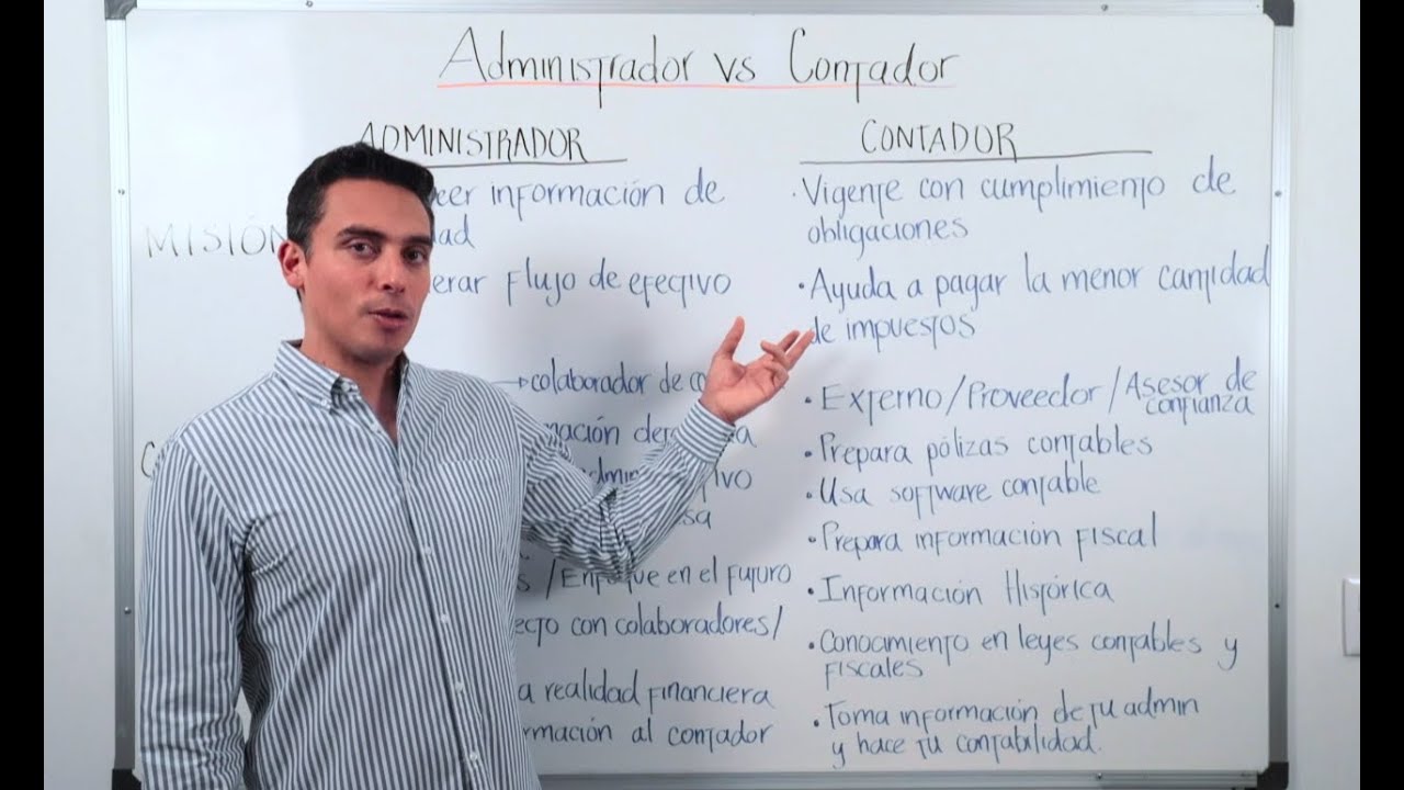 Administrador vs Contador  | Business Dictionary