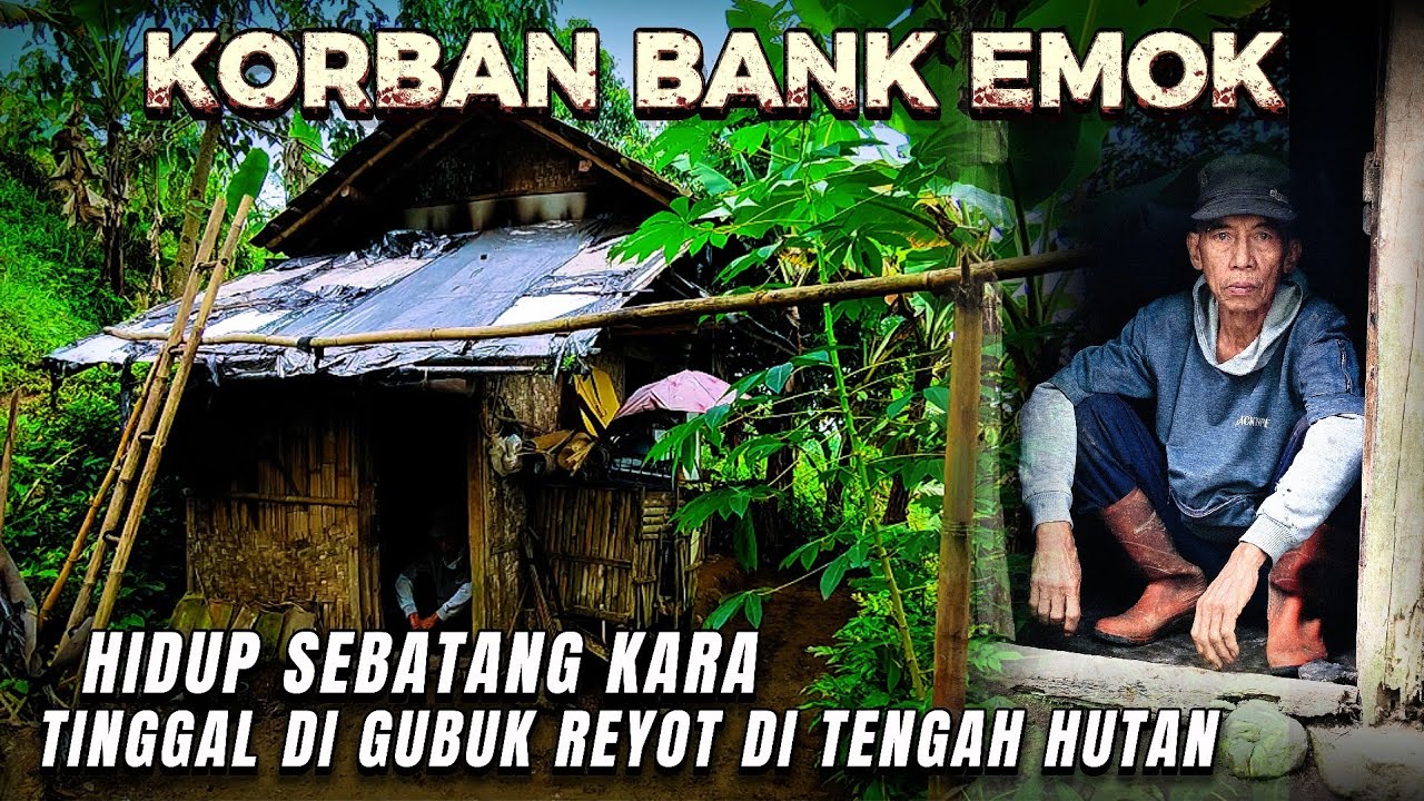 Miris‼️Gak Ada Lagi Tempat Bernaung, Terpaksa Tinggal Di Gubuk Tengah Hutan Untuk Bertahan Hidup.