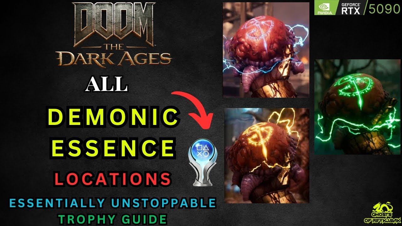 All Demonic Essence Locations (Health, Ammo, Armor) - Essentially Unstoppable Trophy Guide