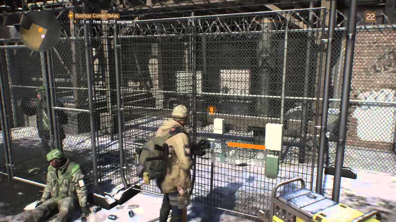 The Division : Rooftop Comm Relay - SOLO - Gameplay