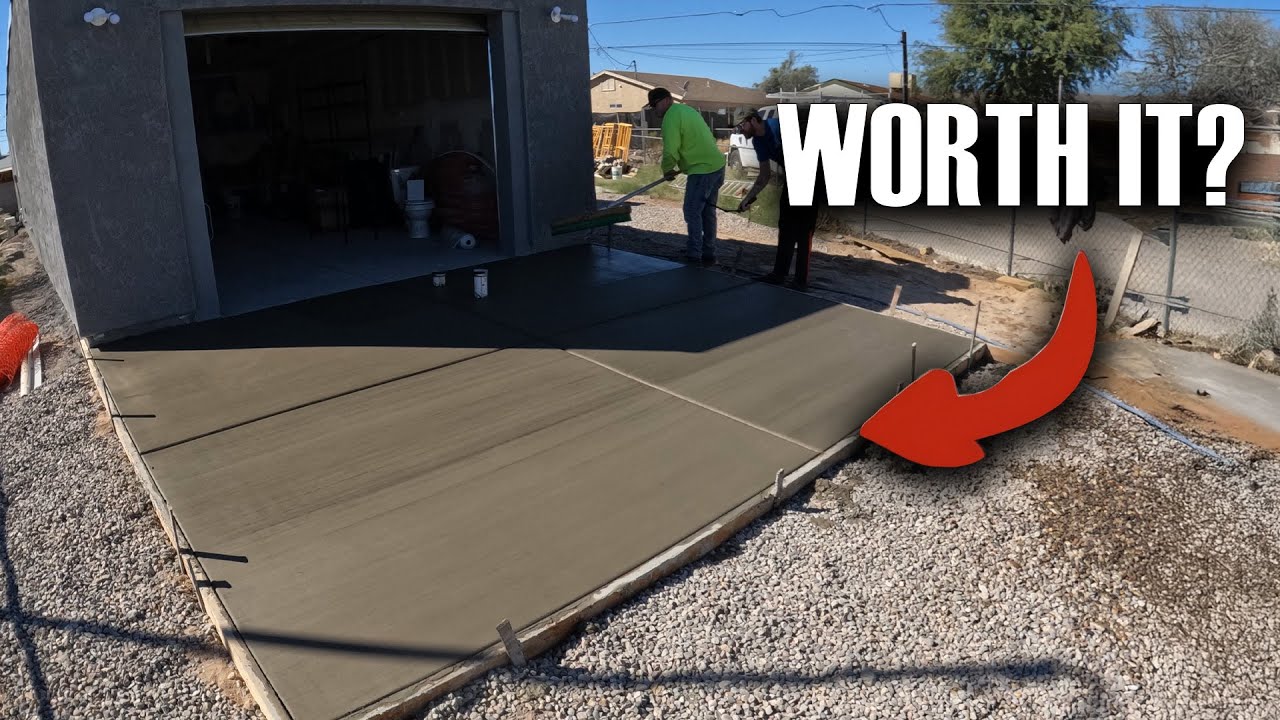 How to Get a Concrete Driveway for CHEAP! (The 
