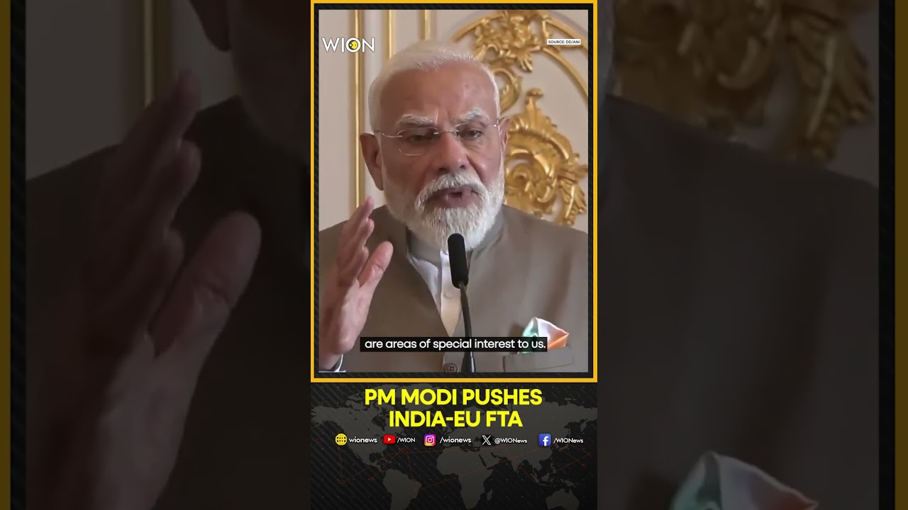 PM Modi Seeks Early India-EU FTA Implementation | WION Shorts