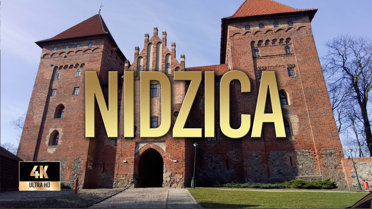 Nidzica | Zima 2022 | Spacer po Nidzicy | Binaural Audio 🎧 [4k]