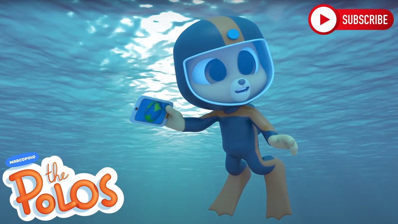 Diving in the ocean | The Polos | Adventure Learning | Learn At Home