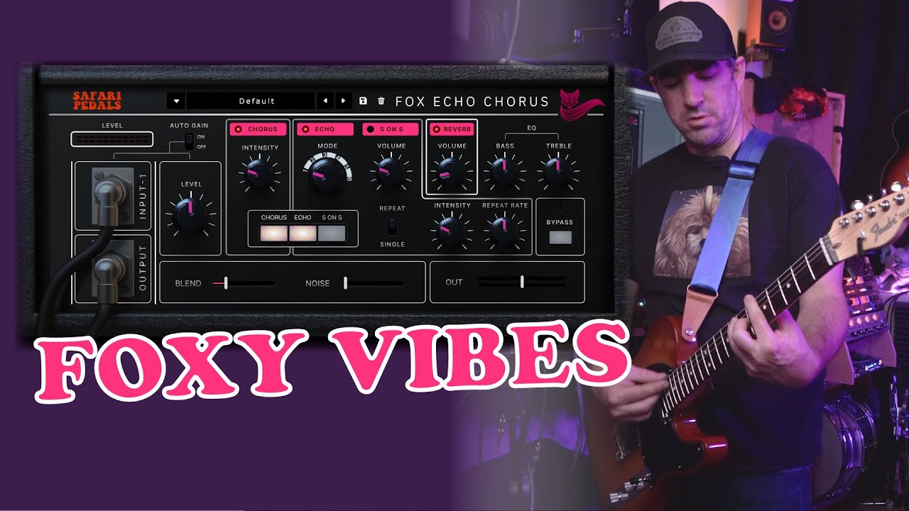Safari Pedals Fox Echo Chorus VST Plugin | DEMO