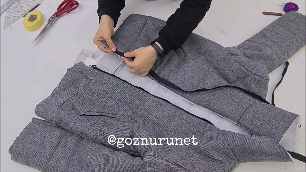 M Beden Bomber Mont Kesimi Ve Dikimi
