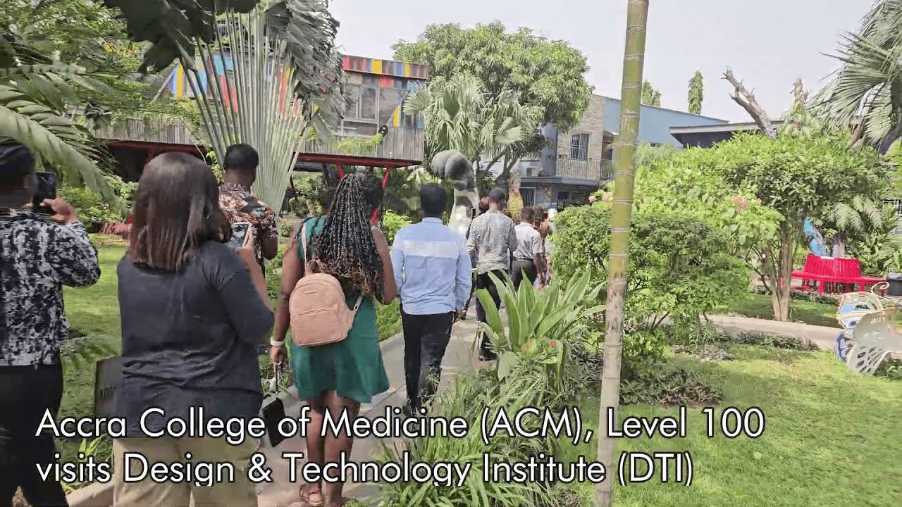 Accra College of Medicine (ACM) Level 100 visits Design & Technology Institute (DTI), 13th Feb 2024