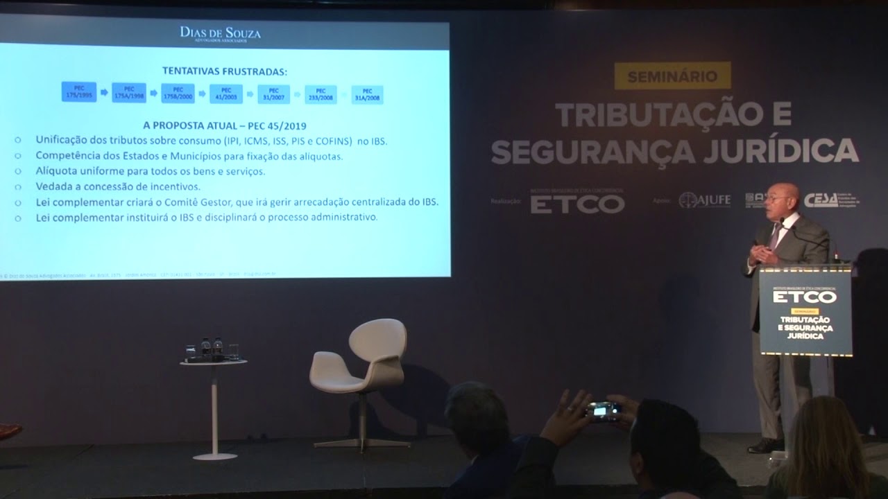 Hamilton Dias de Souza :: Segurança Jurídica e Reforma Tributária