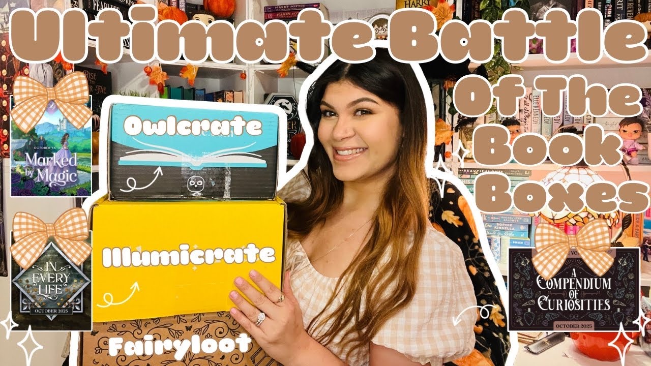 ULTIMATE BATTLE OF THE BOOK BOXES 📦 ✨| OWLCRATE VS ILLUMICRATE VS FAIRYLOOT | BOOK UNBOXING