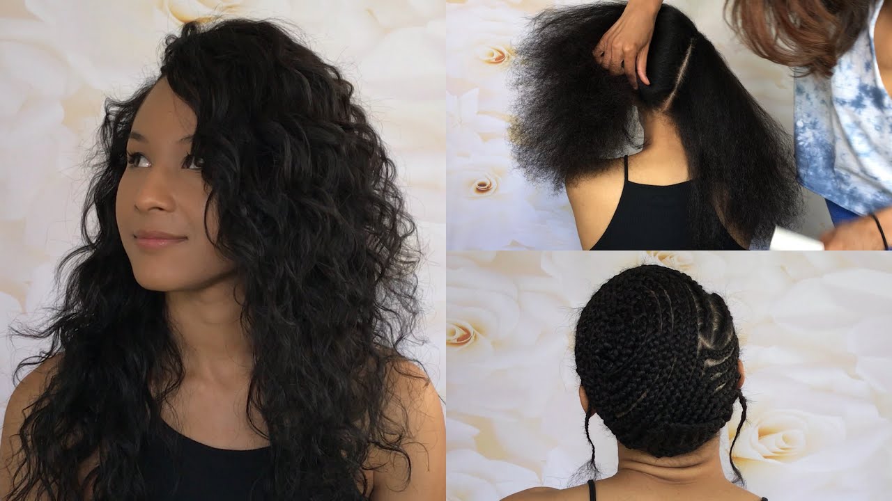 SIDE PART SEW-IN TUTORIAL: THICK LONG NATURAL HAIR: SEW-IN TUTORIAL Ft. INDIQUE HAIR