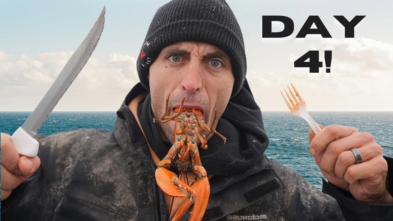 Eating ONLY what I catch for 72 Hours in the Freezing Cold!