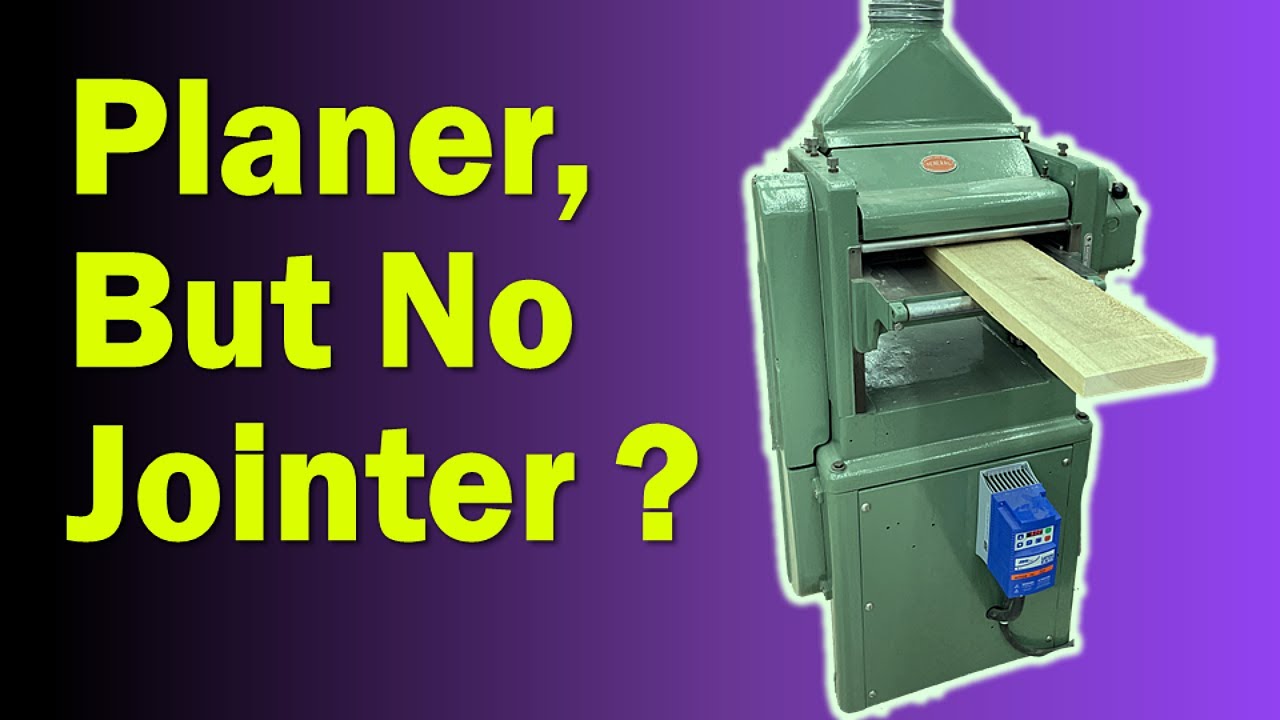 How to Flatten a Board Without a Jointer