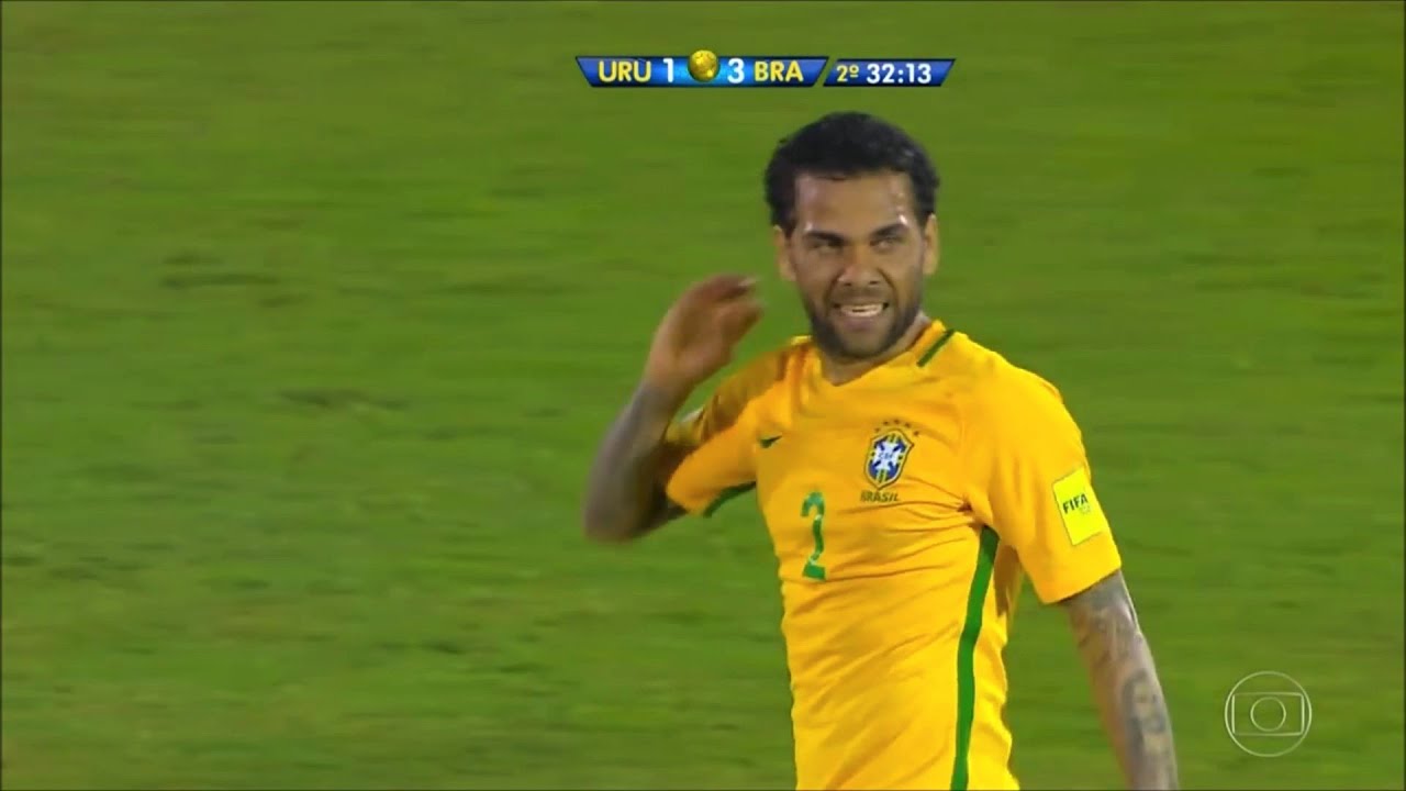 Dani Alves vs Uruguay Away HD 1080i (23/03/2017)