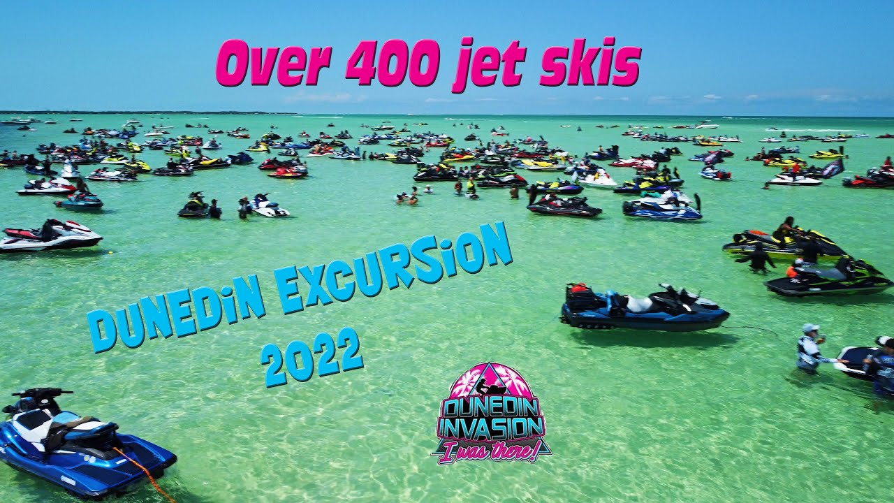 FLSR Dunedin Excursion 2022.. Over 400 Jet Skis Invade Dunedin Florida!!