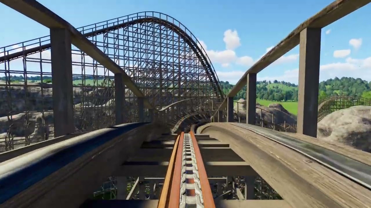 Invader POV (In-house Family Woodie) Planet coaster 2