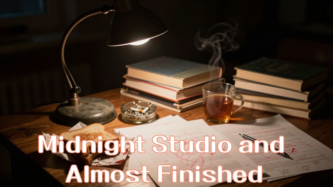 Midnight Studio and Almost Finished| lofi | late night | creative | focus beats